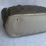 Chanel Paris Biarittz Grey/Beige Coated Canvas with Leather and Silver Hardware #OOLK-1 - Image 11