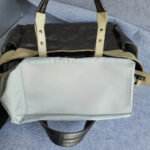 Chanel Paris Biarittz Grey/Beige Coated Canvas with Leather and Silver Hardware #OOLK-1 - Image 36