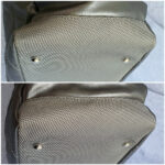 Chanel Paris Biarittz Grey/Beige Coated Canvas with Leather and Silver Hardware #OOLK-1 - Image 17