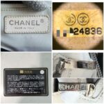 Chanel Paris Biarittz Grey/Beige Coated Canvas with Leather and Silver Hardware #OOLK-1 - Image 24