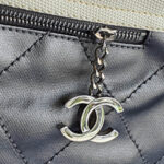 Chanel Paris Biarittz Grey/Beige Coated Canvas with Leather and Silver Hardware #OOLK-1 - Image 23