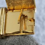 Chanel Premiere Vintage Watch Size-M 18k Gold Plated with Leather #OOLO-1 - Image 10