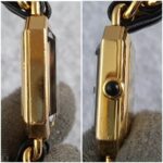 Chanel Premiere Vintage Watch Size-M 18k Gold Plated with Leather #OOLO-1 - Image 7