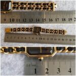 Chanel Premiere Vintage Watch Size-M 18k Gold Plated with Leather #OOLO-1 - Image 8