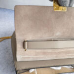 Chloe Drew Motty Grey Calf Leather with Suede Leather and Gold Hardware #GULLE-4 - Image 17