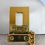 Chloe Drew Motty Grey Calf Leather with Suede Leather and Gold Hardware #GULLE-4 - Image 15