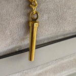 Chloe Drew Motty Grey Calf Leather with Suede Leather and Gold Hardware #GULLE-4 - Image 14