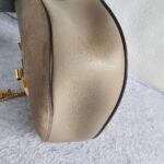 Chloe Drew Motty Grey Calf Leather with Suede Leather and Gold Hardware #GULLE-4 - Image 10