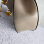 Chloe Drew Motty Grey Calf Leather with Suede Leather and Gold Hardware #GULLE-4 - Image 9