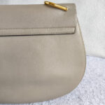 Chloe Drew Motty Grey Calf Leather with Suede Leather and Gold Hardware #GULLE-4 - Image 6