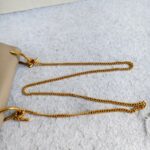 Chloe Drew Motty Grey Calf Leather with Suede Leather and Gold Hardware #GULLE-4 - Image 13