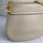 Chloe Drew Motty Grey Calf Leather with Suede Leather and Gold Hardware #GULLE-4 - Image 5