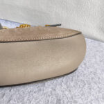 Chloe Drew Motty Grey Calf Leather with Suede Leather and Gold Hardware #GULLE-4 - Image 12