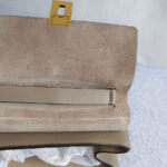 Chloe Drew Motty Grey Calf Leather with Suede Leather and Gold Hardware #GULLE-4 - Image 18