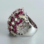 Diamond Ruby Ring Jewellery #OOET-12 - Image 4