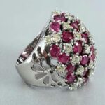Diamond Ruby Ring Jewellery #OOET-12 - Image 3