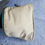 Hermes Bolide Pouch Blue/Brown Canvas with Leather and Silver Hardware #TSTT-6 - Image 14