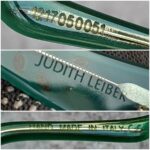 Judith Leiber Blue/Green Acetate Frame Sunglasses #OTLC-85 - Image 10