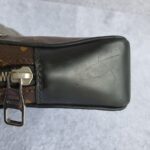 LV Kasai Clutch Monogram Macassar Coated Canvas with Leather and Gold Hardware #OOEK-1 - Image 9