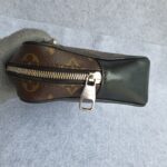 LV Kasai Clutch Monogram Macassar Coated Canvas with Leather and Gold Hardware #OOEK-1 - Image 8