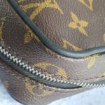 LV Kasai Clutch Monogram Macassar Coated Canvas with Leather and Gold Hardware #OOEK-1 - Image 17