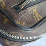 LV Kasai Clutch Monogram Macassar Coated Canvas with Leather and Gold Hardware #OOEK-1 - Image 16