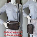 LV Kasai Clutch Monogram Macassar Coated Canvas with Leather and Gold Hardware #OOEK-1 - Image 36