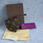 LV M61960 Pouch Brown with Monogram Coated Canvas/Leather and Gold Hardware #OOLS-2 - Image 2