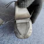 Tod's Evening Bag Silver Grey Satin with Diamante and Silver Hardware #TSTT-8 - Image 12