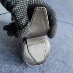 Tod's Evening Bag Silver Grey Satin with Diamante and Silver Hardware #TSTT-8 - Image 15