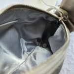 Tod's Evening Bag Silver Grey Satin with Diamante and Silver Hardware #TSTT-8 - Image 22