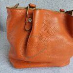 Tods Tote Bag Orange with Calf Leather and Gold Hardware #OOLT-1 - Image 5
