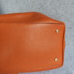 Tods Tote Bag Orange with Calf Leather and Gold Hardware #OOLT-1 - Image 11