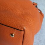 Tods Tote Bag Orange with Calf Leather and Gold Hardware #OOLT-1 - Image 15