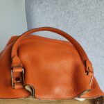 Tods Tote Bag Orange with Calf Leather and Gold Hardware #OOLT-1 - Image 20