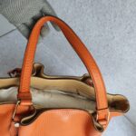 Tods Tote Bag Orange with Calf Leather and Gold Hardware #OOLT-1 - Image 19