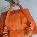Tods Tote Bag Orange with Calf Leather and Gold Hardware #OOLT-1 - Image 18