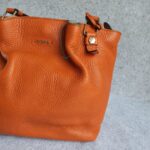 Tods Tote Bag Orange with Calf Leather and Gold Hardware #OOLT-1 - Image 4