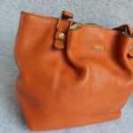 Tods Tote Bag Orange with Calf Leather and Gold Hardware #OOLT-1 - Image 3