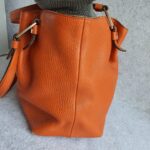 Tods Tote Bag Orange with Calf Leather and Gold Hardware #OOLT-1 - Image 7