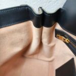 Balmain Crossbody Bag Black/Brown with Leather/Canvas and Gold Hardware #OOUO-6 - Image 33