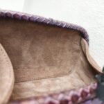 Bottega Veneta Knot Clutch Purple/Bronze with Snake Skin/Suede Leather Lining and Black Hardware #OOTL-1 - Image 19