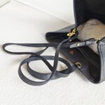 Celine Tote Bag Black with Calf Leather and Gold Hardware #OOUO-2 - Image 17