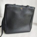 Celine Tote Bag Black with Calf Leather and Gold Hardware #OOUO-2 - Image 3