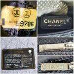 Chanel Medium Single Flap Bag Blue Lambskin/Sequins with Silver Hardware #OTOT-2 - Image 17