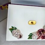 D&G Welcome Bag White/Red/Purple with Leather/Embroidery/Sequin and Gold Hardware #OOUO-5 - Image 3
