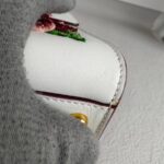 D&G Welcome Bag White/Red/Purple with Leather/Embroidery/Sequin and Gold Hardware #OOUO-5 - Image 18