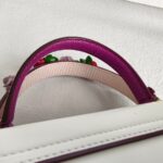 D&G Welcome Bag White/Red/Purple with Leather/Embroidery/Sequin and Gold Hardware #OOUO-5 - Image 22