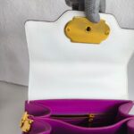 D&G Welcome Bag White/Red/Purple with Leather/Embroidery/Sequin and Gold Hardware #OOUO-5 - Image 29