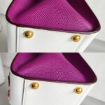 D&G Welcome Bag White/Red/Purple with Leather/Embroidery/Sequin and Gold Hardware #OOUO-5 - Image 16